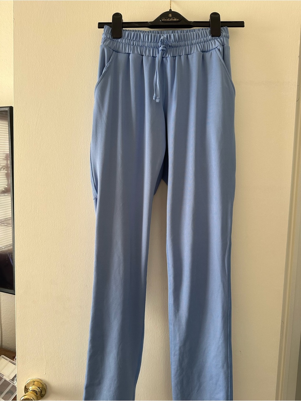 Women’s Light Blue Drawstring Joggers